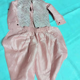 Get the party started with our DJ TILLU Inspired Baby Boy Party Wear Dress, featuring vibrant colors and playful prints for a fun and stylish look.