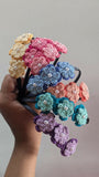 Hand Crocheted Hairband For Baby Girl
