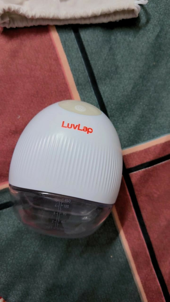 LuvLap wearable breast pump, almost new, hands-free and compact design