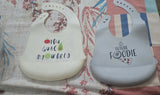 HUDSON BABY Infant Silicone Food Bibs 2 piece, (You Guac My World & Future Foodie)