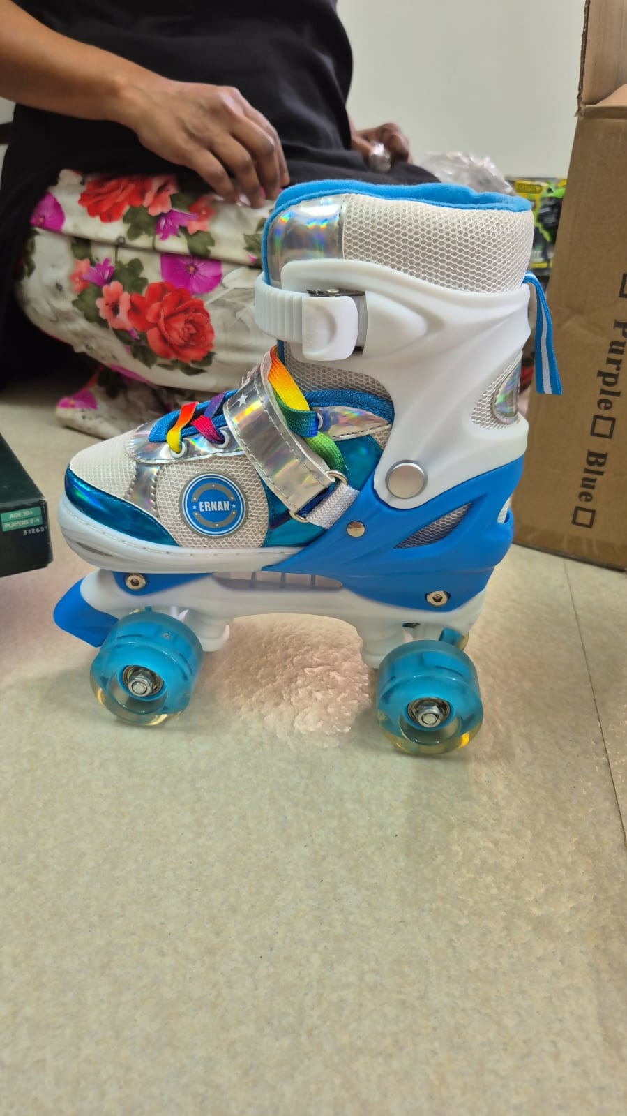 KIDS Adjustable Roller Skates Blue