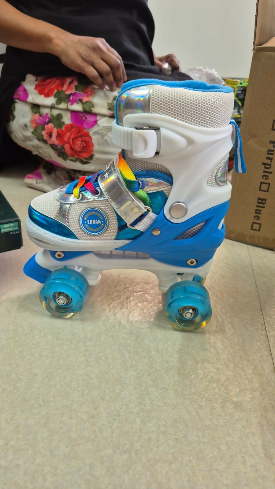 KIDS Adjustable Roller Skates Blue