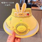 Cute Cartoon Stylish Sun Visor Cap with Fan