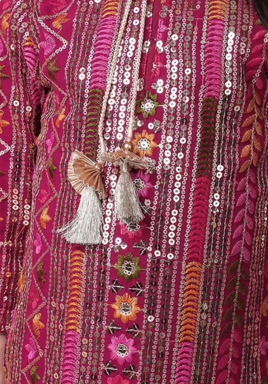 BABYHUG Kurti Plazo Set with Dupatta