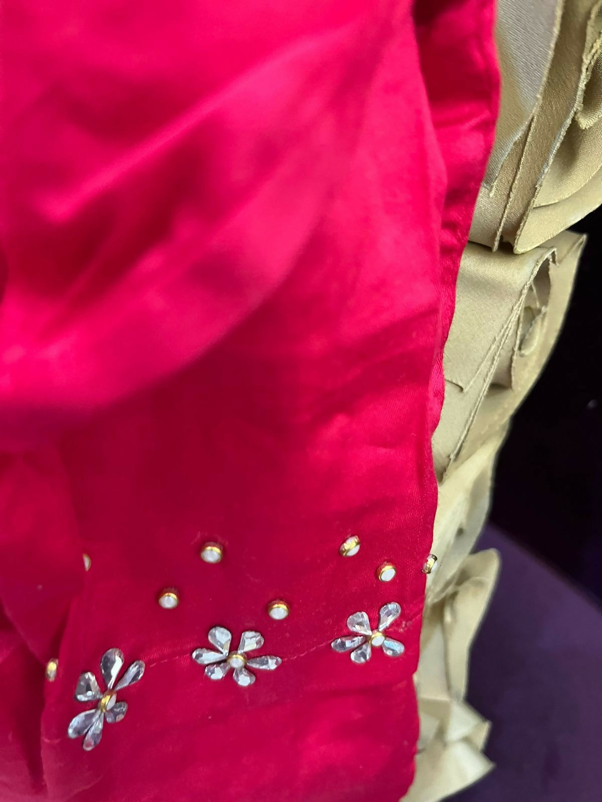 Pure georgette lehenga set for baby girls with handwork butti and matching accessories, plus a stylish baby boy kurta-pyjama set for festive elegance.