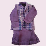 Pure Velvet Kurta With Stylish Jacket