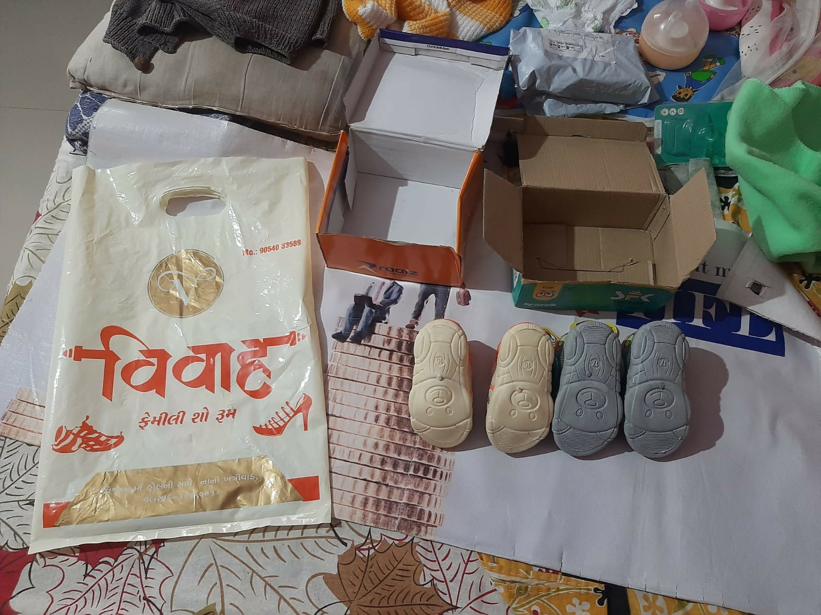 2 Pairs Of Baby Shoes