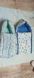 3-in-1 baby wrapper, sleeping sack, and carrier – a cozy sleeping pod for newborns.