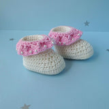 Crochet Newborn Booties - PyaraBaby