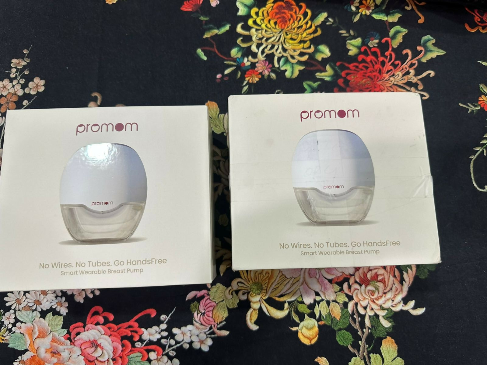 PROMOM double wearable breast pump – hands-free, portable, and efficient for mothers.