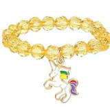 Made of premium quality crystal beads and steel, the bracelets are light in weight, safe to wear, and not easy to fade, break, or wear off.