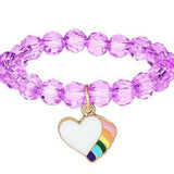 Made of premium quality crystal beads and steel, the bracelets are light in weight, safe to wear, and not easy to fade, break, or wear off.