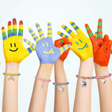 Made of premium quality crystal beads and steel, the bracelets are light in weight, safe to wear, and not easy to fade, break, or wear off.