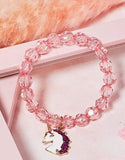 Made of premium quality crystal beads and steel, the bracelets are light in weight, safe to wear, and not easy to fade, break, or wear off.