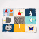 Shop now for the B4BRAIN Sensory PlayMat + Tummy Time Mirror, offering vibrant textures, a shatterproof mirror, and a safe, cozy play area to boost your baby's sensory development and strength!