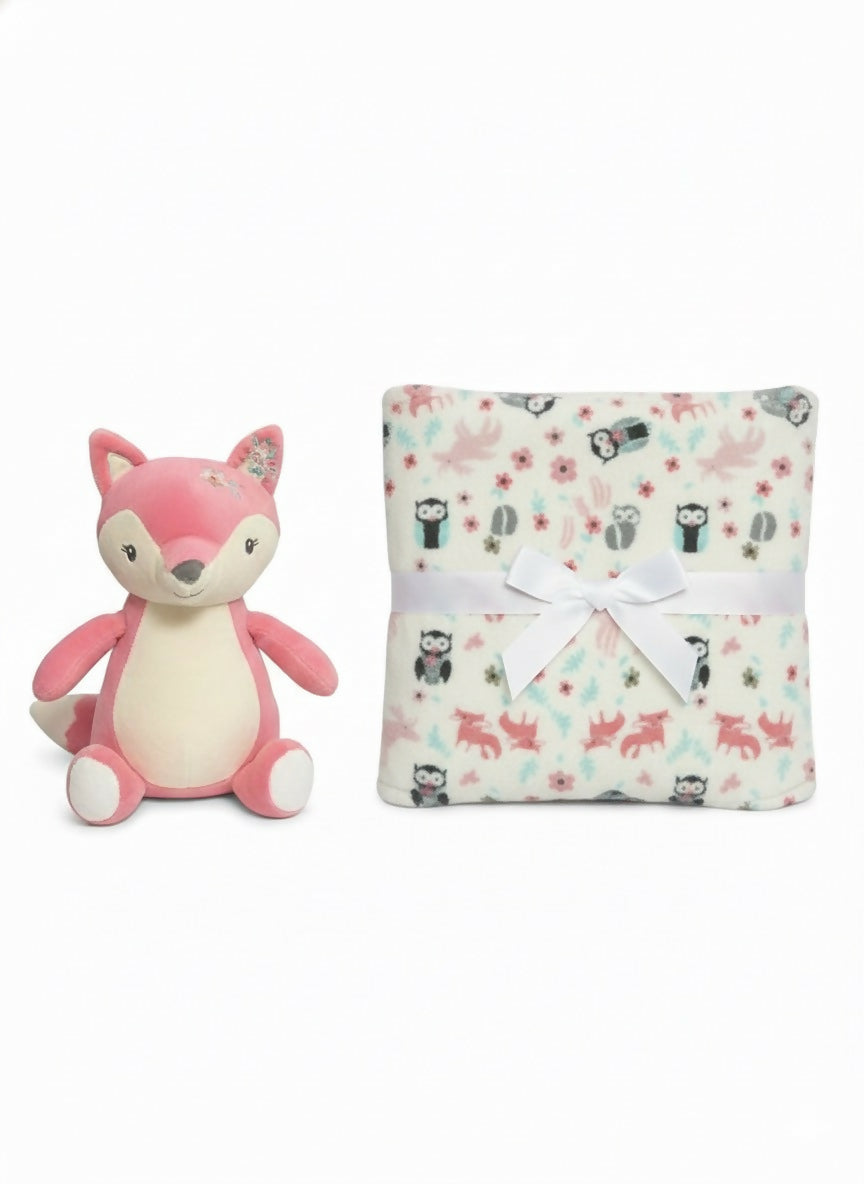 Baby blanket with toy pack of 2