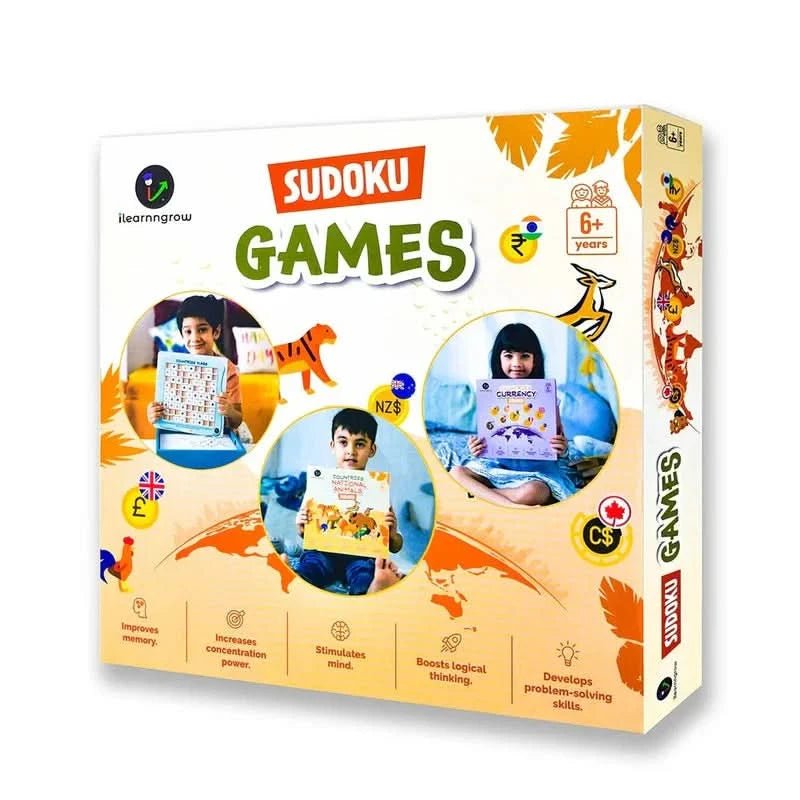 I LEARNN GROW Countries Theme Sudoku Combo