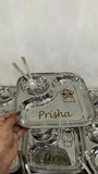 Personalised Snack 2 Partition Thali Set