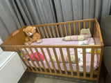Baby Cot/Crib with Mattress and Bumper