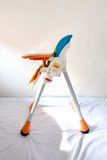 CHICCO Polly Foldable Baby High Chair Reclining Feeding Seat Premium
