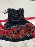 Brand New Dress For Girls(white & Pink) and (Black) Set of 2