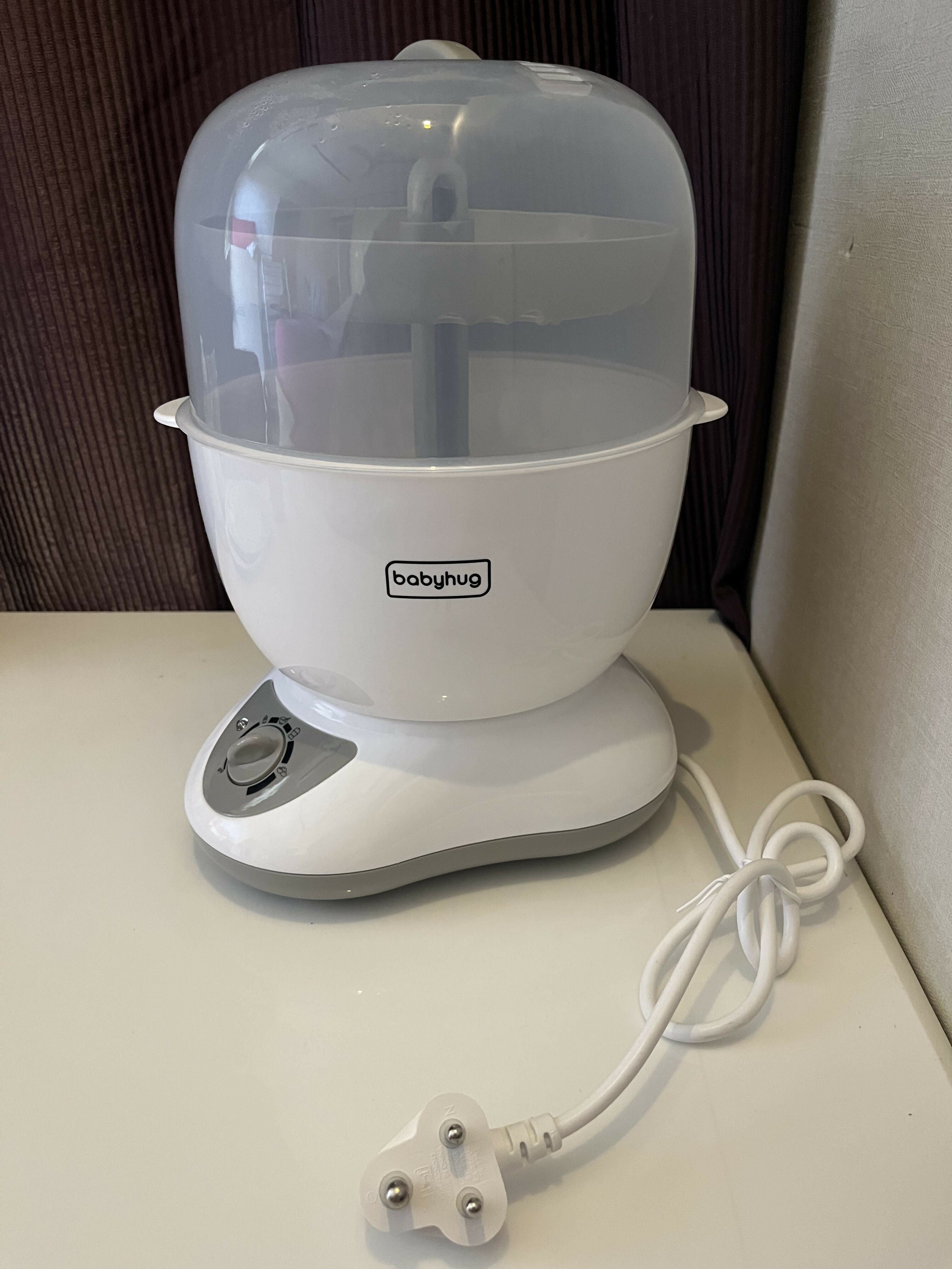 BABYHUG in steam steriliser cum warmer