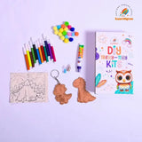 I LEARNN GROW Teeny Tiny Pen Stand + Teeny Tiny Fridge Magnet + Teeny Tiny Dino Painting Kit