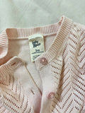 BABY B’GOSH Pointelle Pink Cardigan – Soft, Elegant & Perfect Layering for Babies