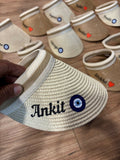 Personalised Beach Visor Caps