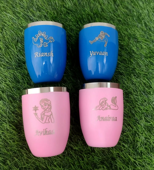 Buy Personalised Stainless Steel Glass – Custom, Durable, and Safe Drinking Glass for Kids