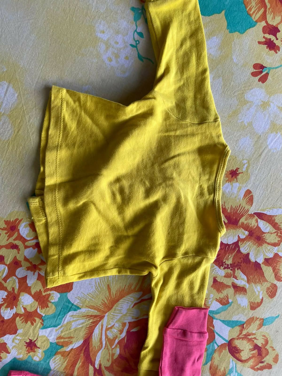 GJ BABY & SIMPLY Full Sleeves TShirt - Pack of 2 - Pink and Yellow - PyaraBaby