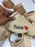 Personalised Beach Visor Caps