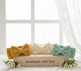 Crochet Headband/ Crochet Ear Warmer/ Crochet Bow Hairband