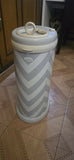 UBBI Odor Locking Diaper Pail - Grey & White Colour