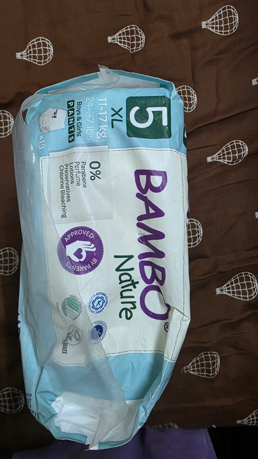 BAMBOO NATURE Nappies – XL Size