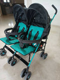 R for Rabbit Ginny And Johnny Twin Baby Stroller/Pram