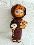 St. Francis of Assisi Crochet Doll