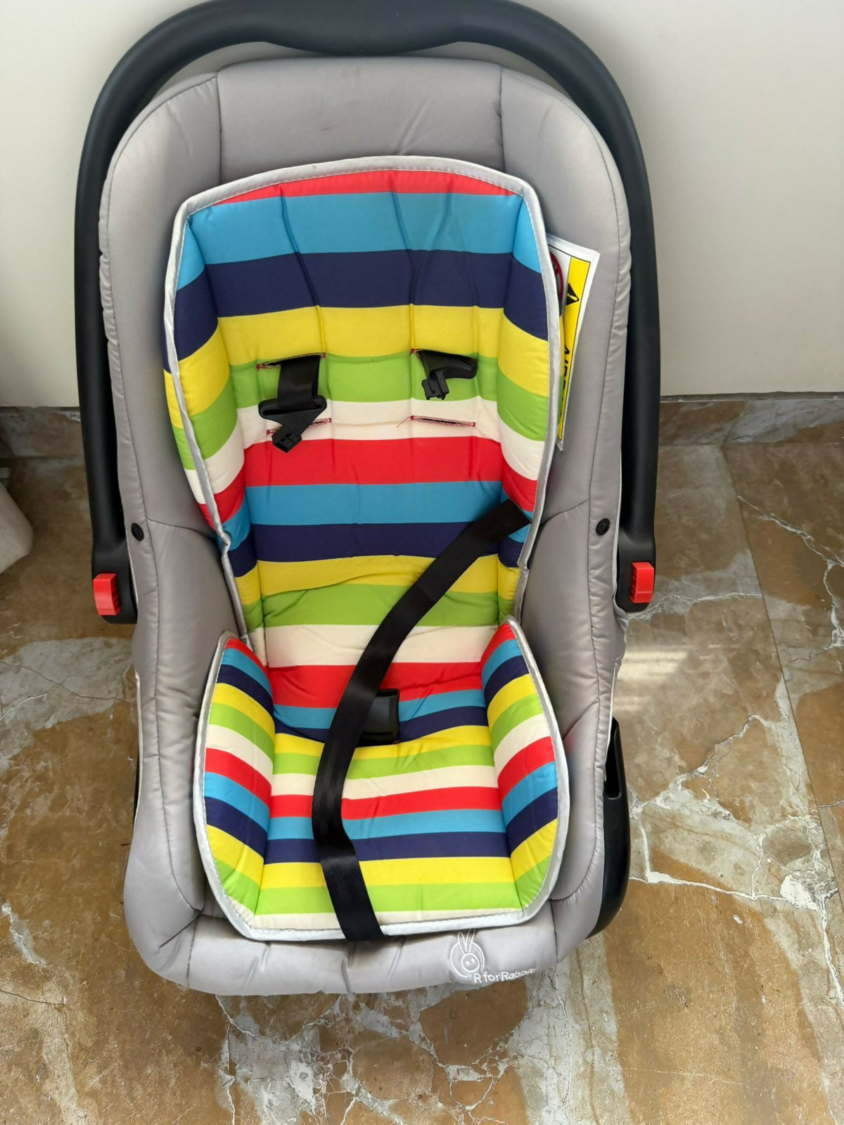 R for Rabbit Picaboo car seat, infant car seat, baby carrycot, baby rocker seat, travel car seat for newborn, baby safety car seat