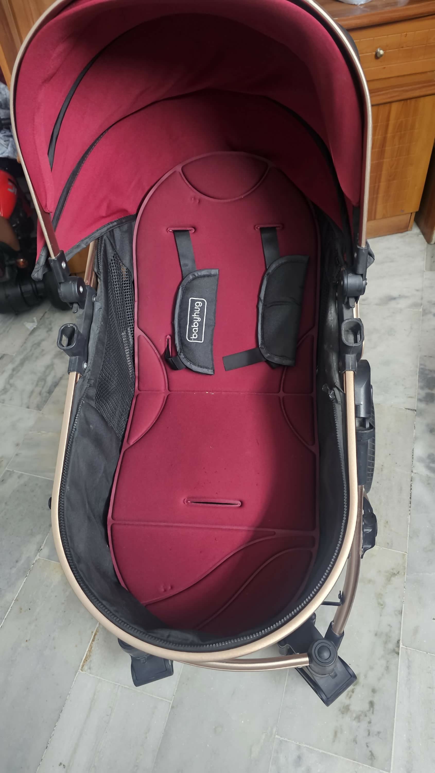 Babyhug majestic Stroller cum carry cot with canopy