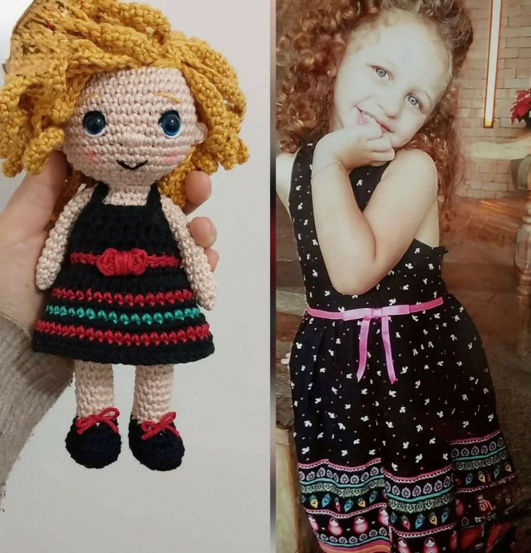 Customised Crochet Dolls from Pictures – Handmade & Personalized Gift for Kids and Loved Ones