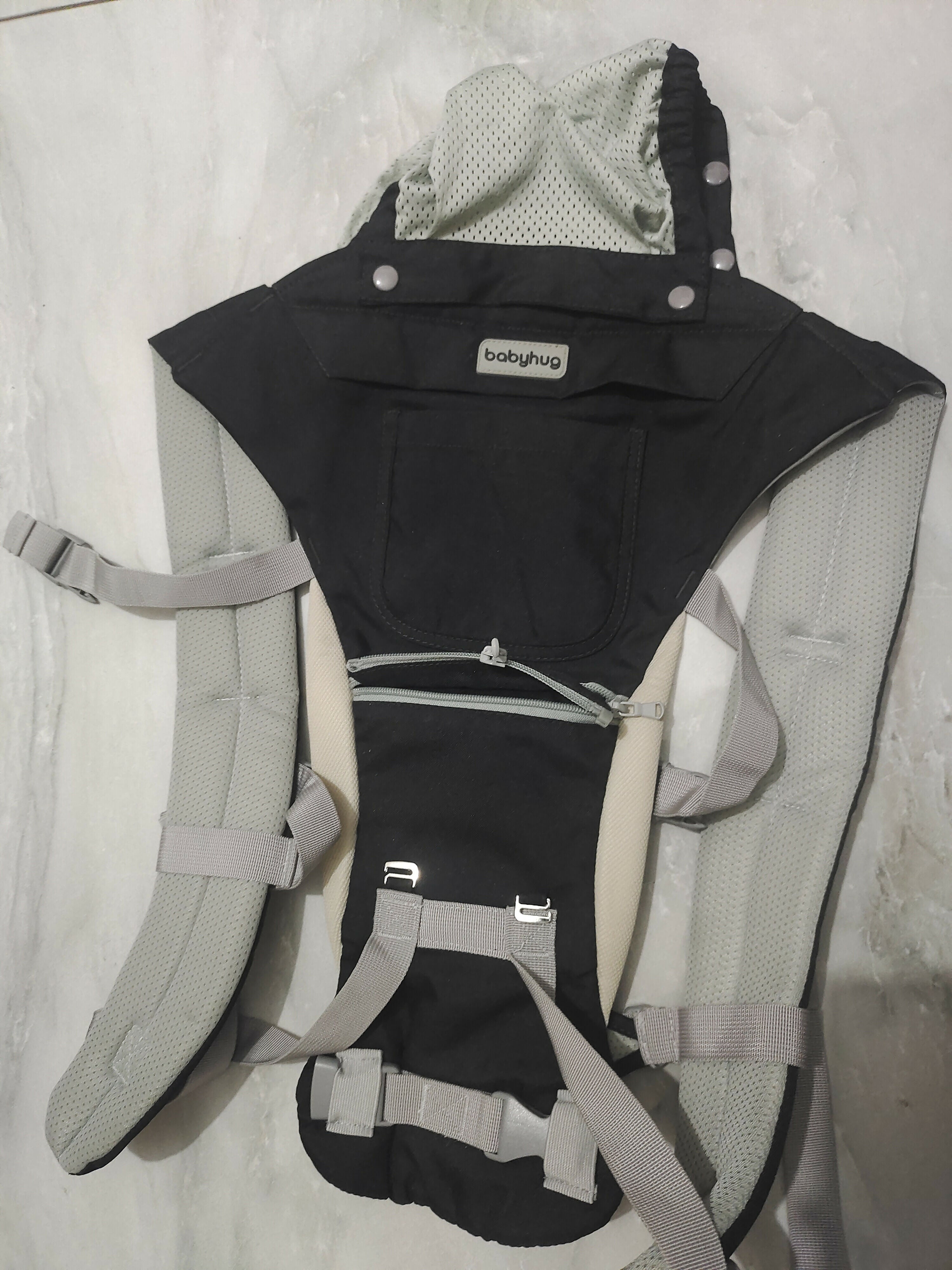 BABYHUG Harmony 7-in-1 Ergonomic Baby Carrier Without Hip Seat
