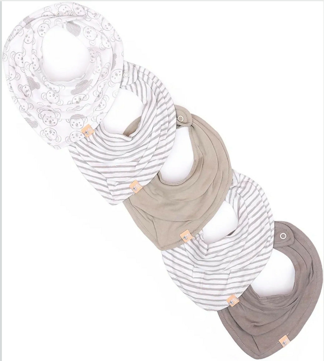 MI ARCUS Feeding, Drool Bibs for Baby Boys, Girls, Newborns(pack of 5)