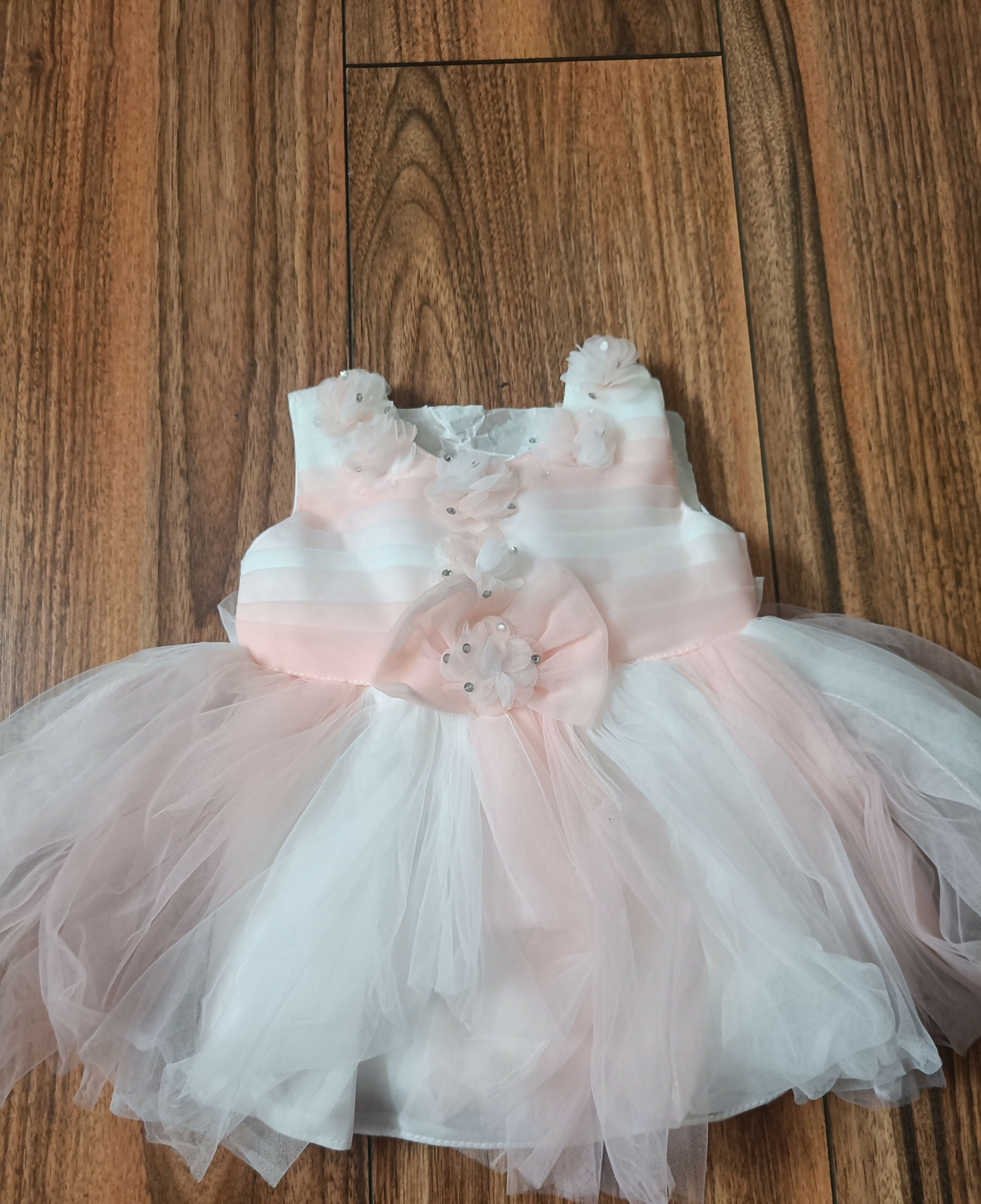 Baby girl peach frock