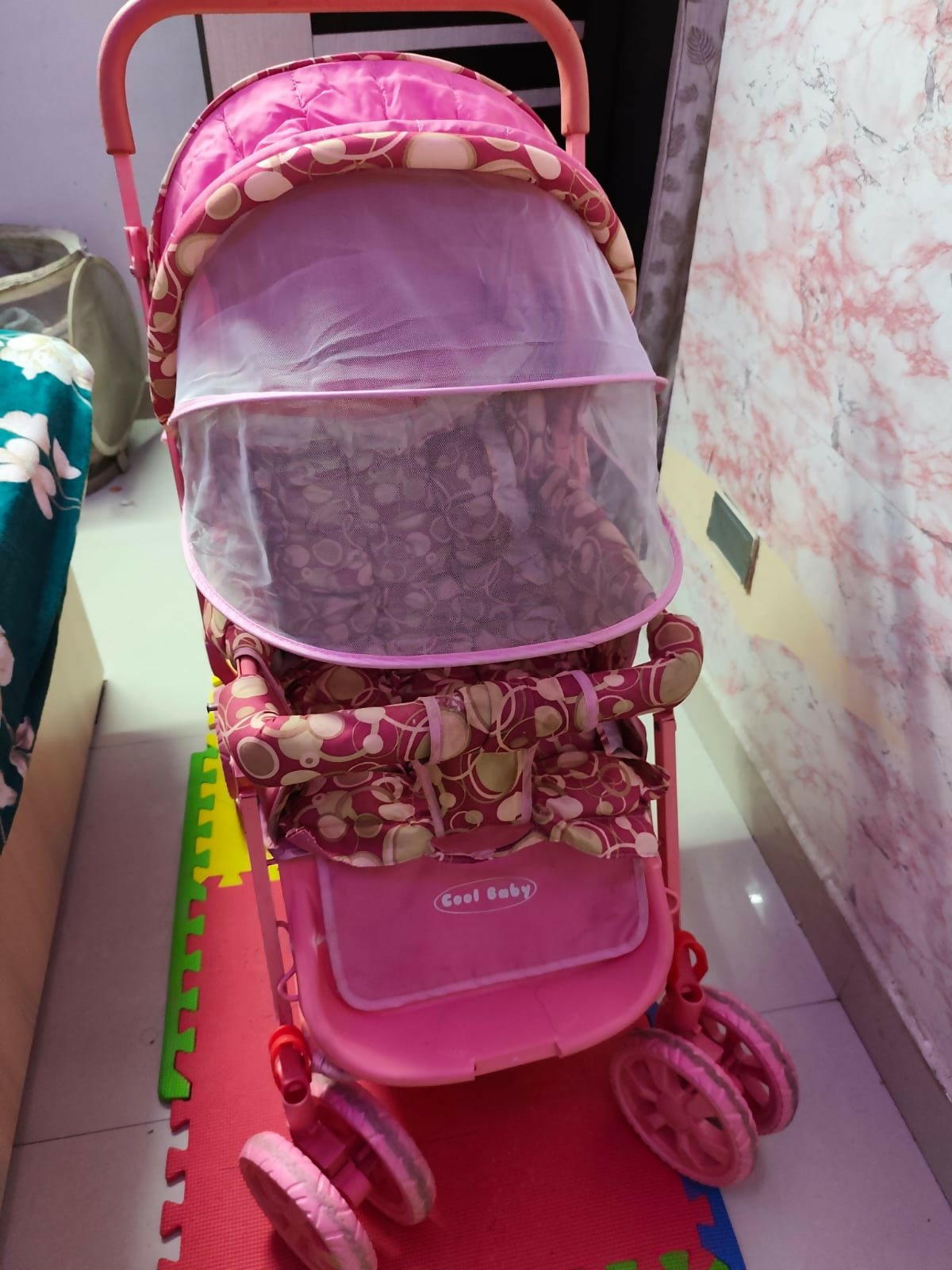 COOL BABY stroller, pram for baby India, lightweight baby stroller, foldable travel pram, comfortable newborn stroller