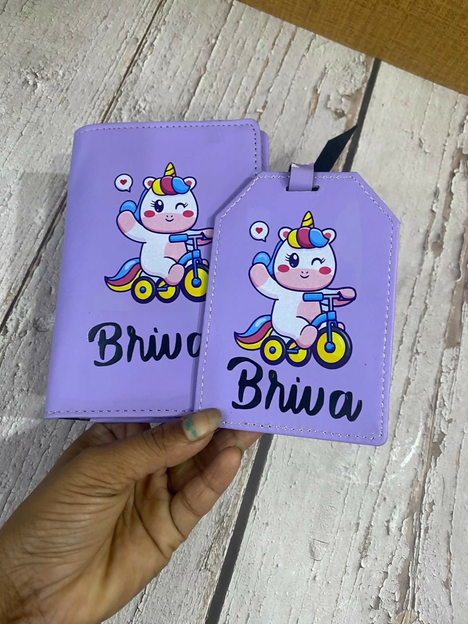 Customized Passport Cover & Luggage Tag