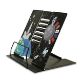 The book holder with different notches on the movable backrest can be adjusted in height and angle as needed. Promote proper posture to improve spine health.