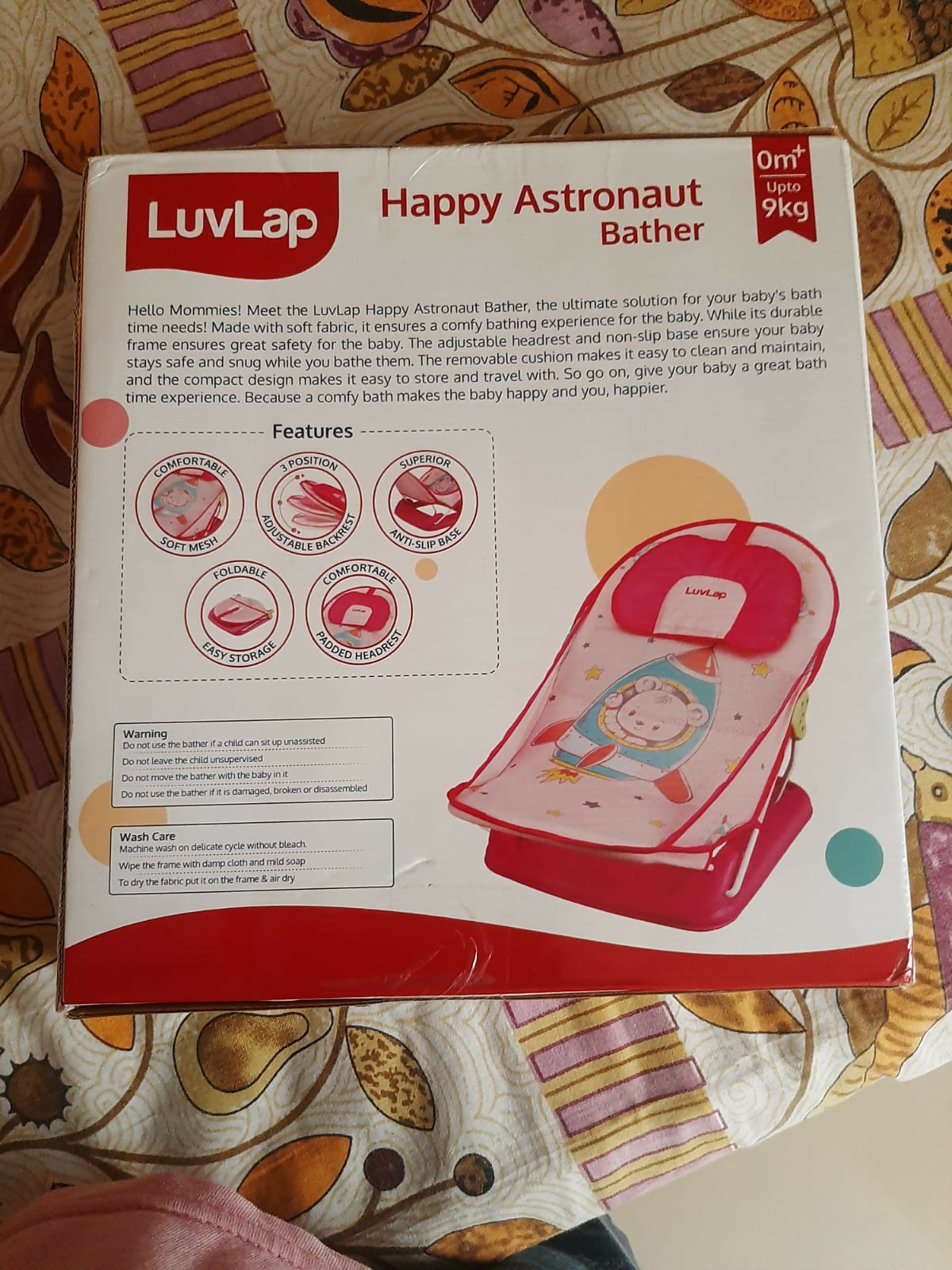 LUVLAP Bath Chair For Baby