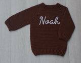 Shop now for the Customised Child Safe Acrylic Yarn Full Sleeves Woollen T-Shirt for Baby, offering warmth, comfort, and personalized style for your little one!