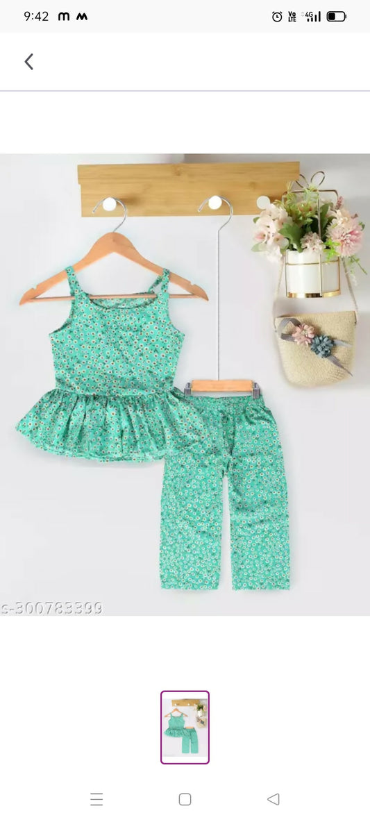 Baby girls palazzo set/ co ord set - PyaraBaby