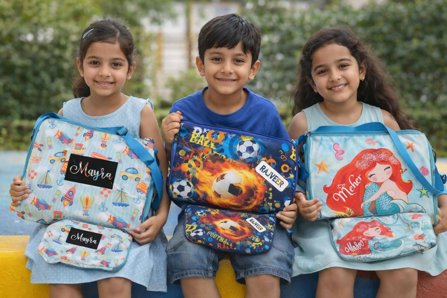 PERSONALIZED Duffle Bag with Matching Pouch